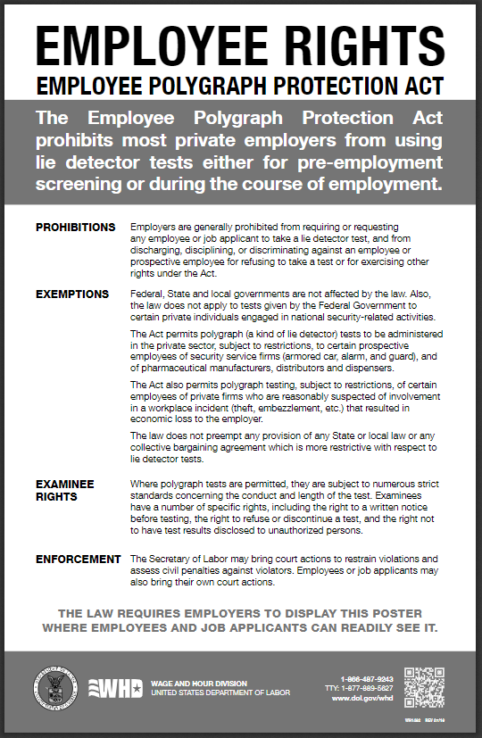 Federal Polygraph Protection Act | General Data Company, Inc.