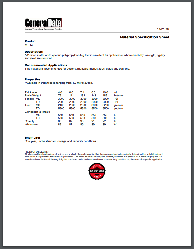 m 30 s specification