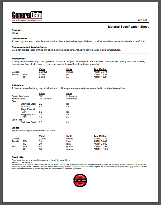 m 30 s specification