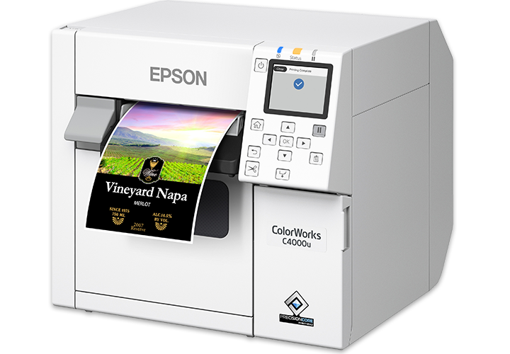 Epson ColorWorks C4000 Color Inkjet Label Printer