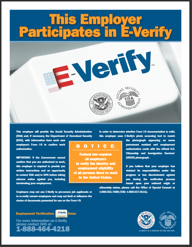 Federal E-Verify