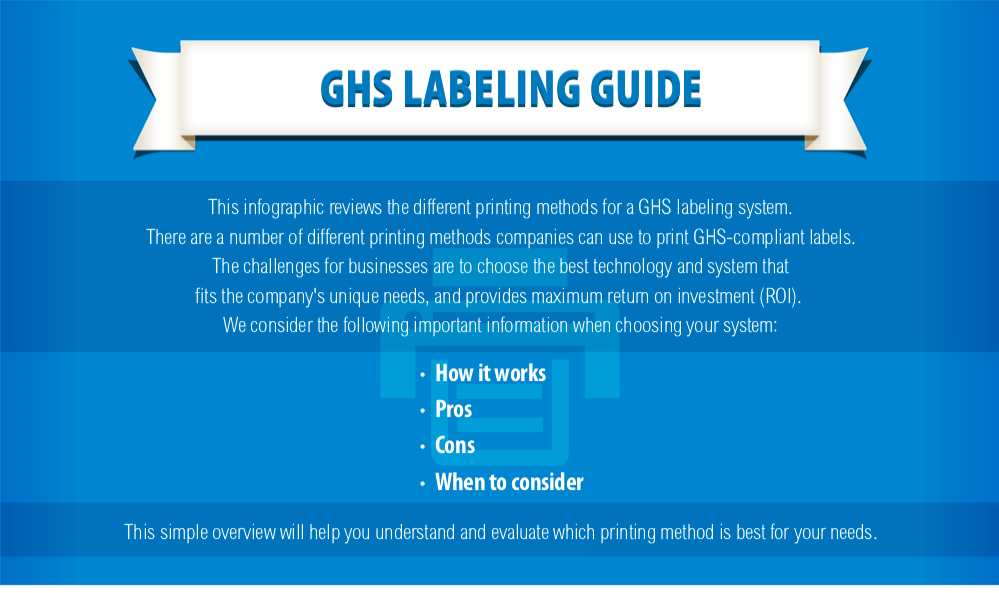 GHS Label Printing Guide Infographic
